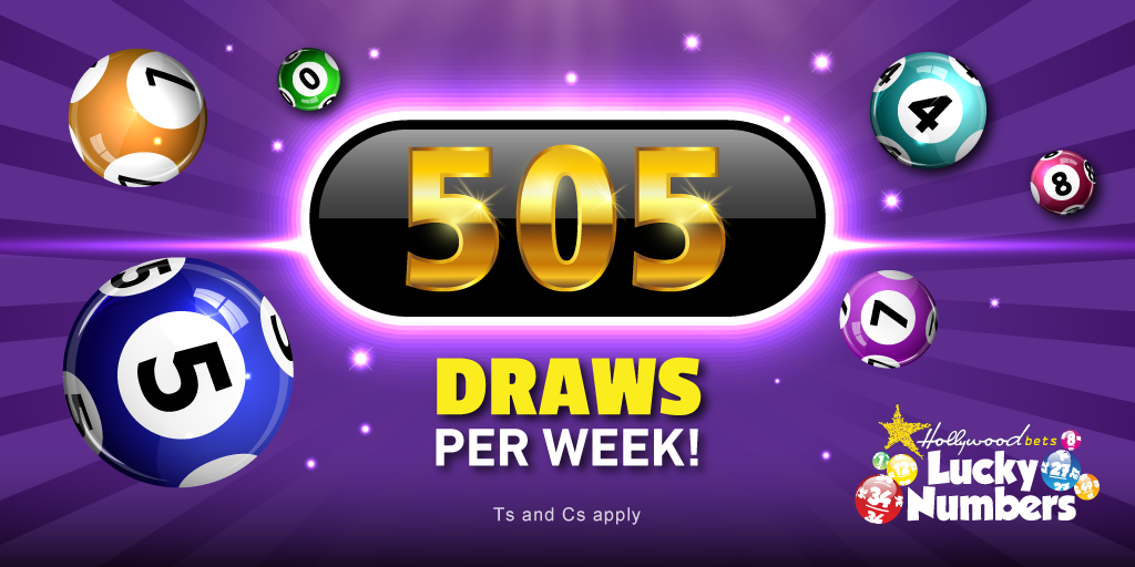 505 Draws per week 505 Lucky Numbers Draws per week at Hollywoodbets