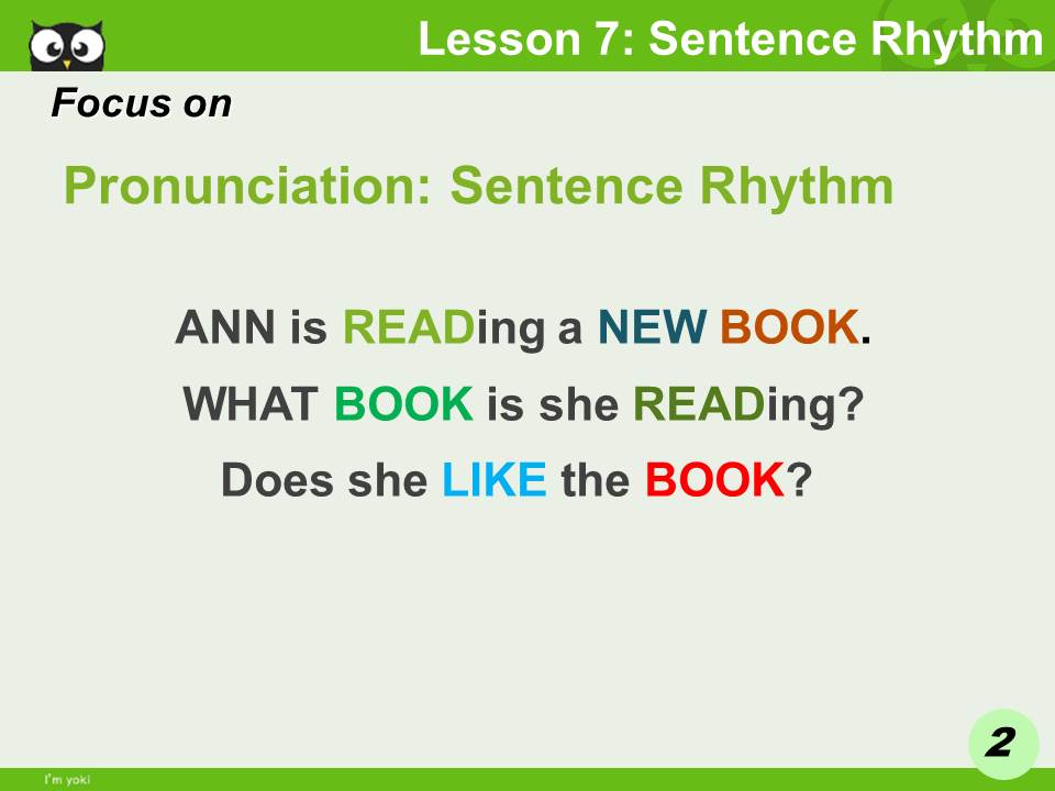 YOKITALK Unit 4_Lesson 7 Sentence Rhythm