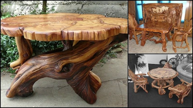 30 mesas de madera rusticas artesanales