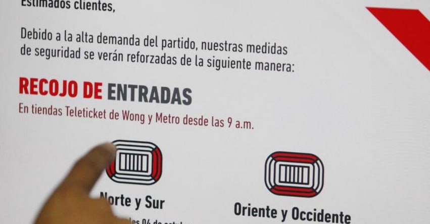 PERÚ COLOMBIA 2017: Conoce los requisitos para el recojo de las entradas - Compras Vía Internet - www.teleticket.com.pe PERÚ COLOMBIA 2017: Conoce los requisitos para el recojo de las entradas - Compras Vía Internet - www.teleticket.com.pe