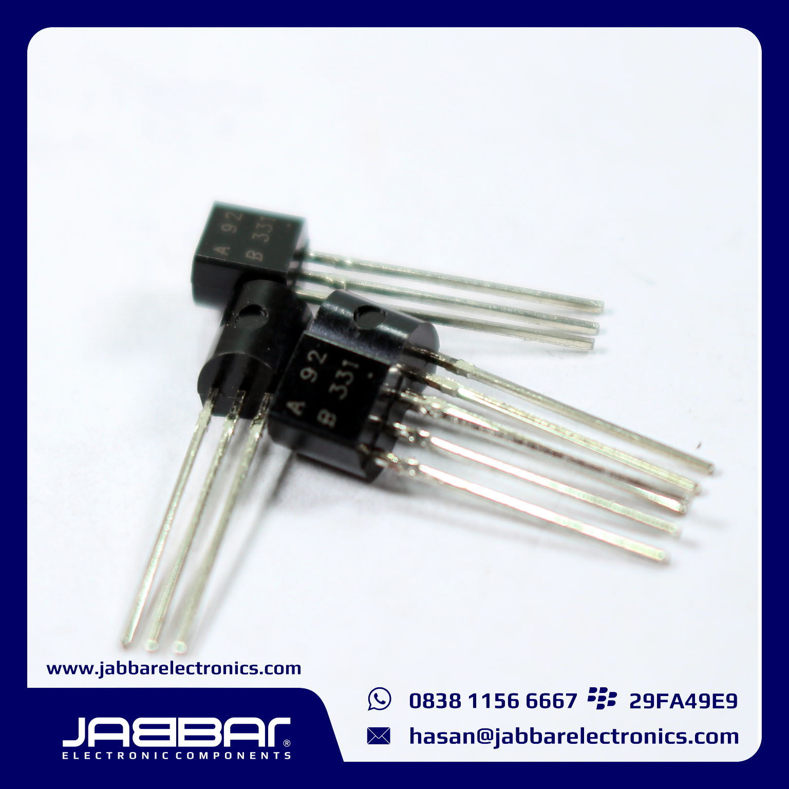 Jual Transistor A92 Termurah dan terlengkap Toko Komponen Elektronika