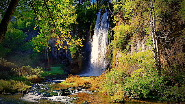 Water falls in Spearfish Canyon SD... Water falls in Spearfish Canyon SD...