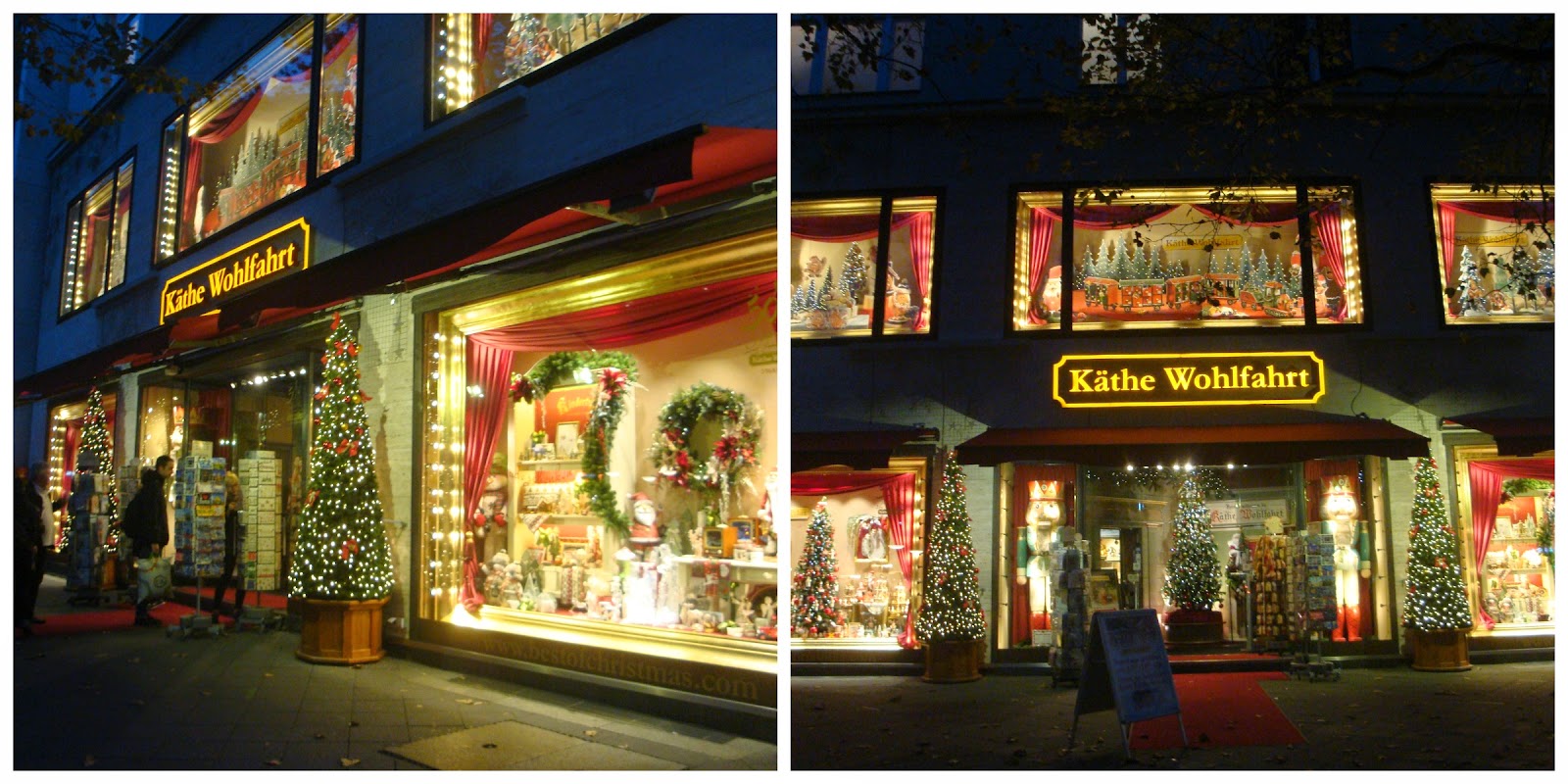 loja Käthe Wohlfahrt de decoração natalina em Berlim, Alemanha