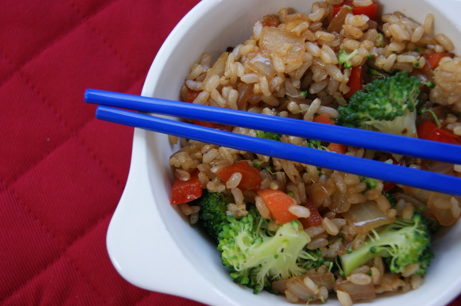 The Lunch Lady: Asian Brown Rice Stir Fry