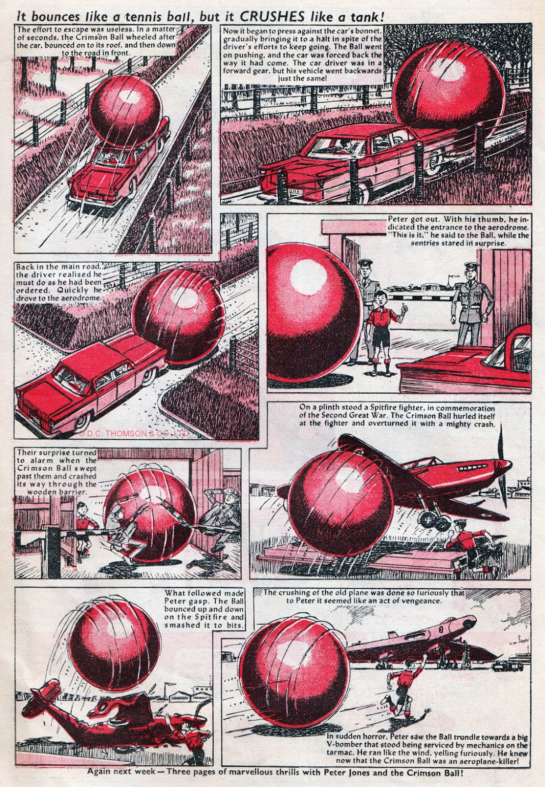 Blimey The Blog Of British Comics The Crimson Ball