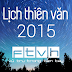 Lịch thiên văn năm 2015