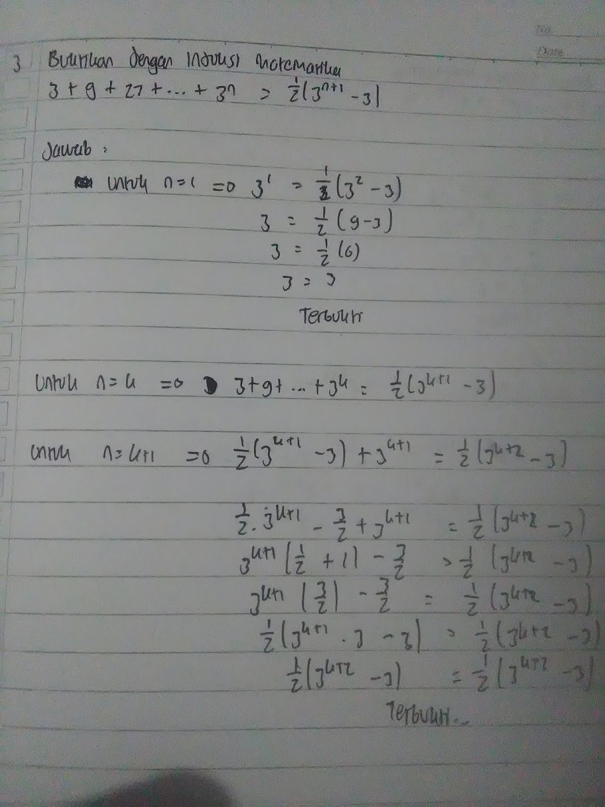 Soal Pilihan Ganda Induksi Matematika Kelas 11 Pdf Dunia Sosial