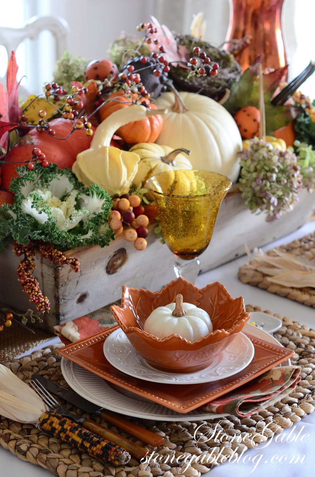 Ash Tree Cottage: Need Some Thanksgiving Tablescape Ideas?