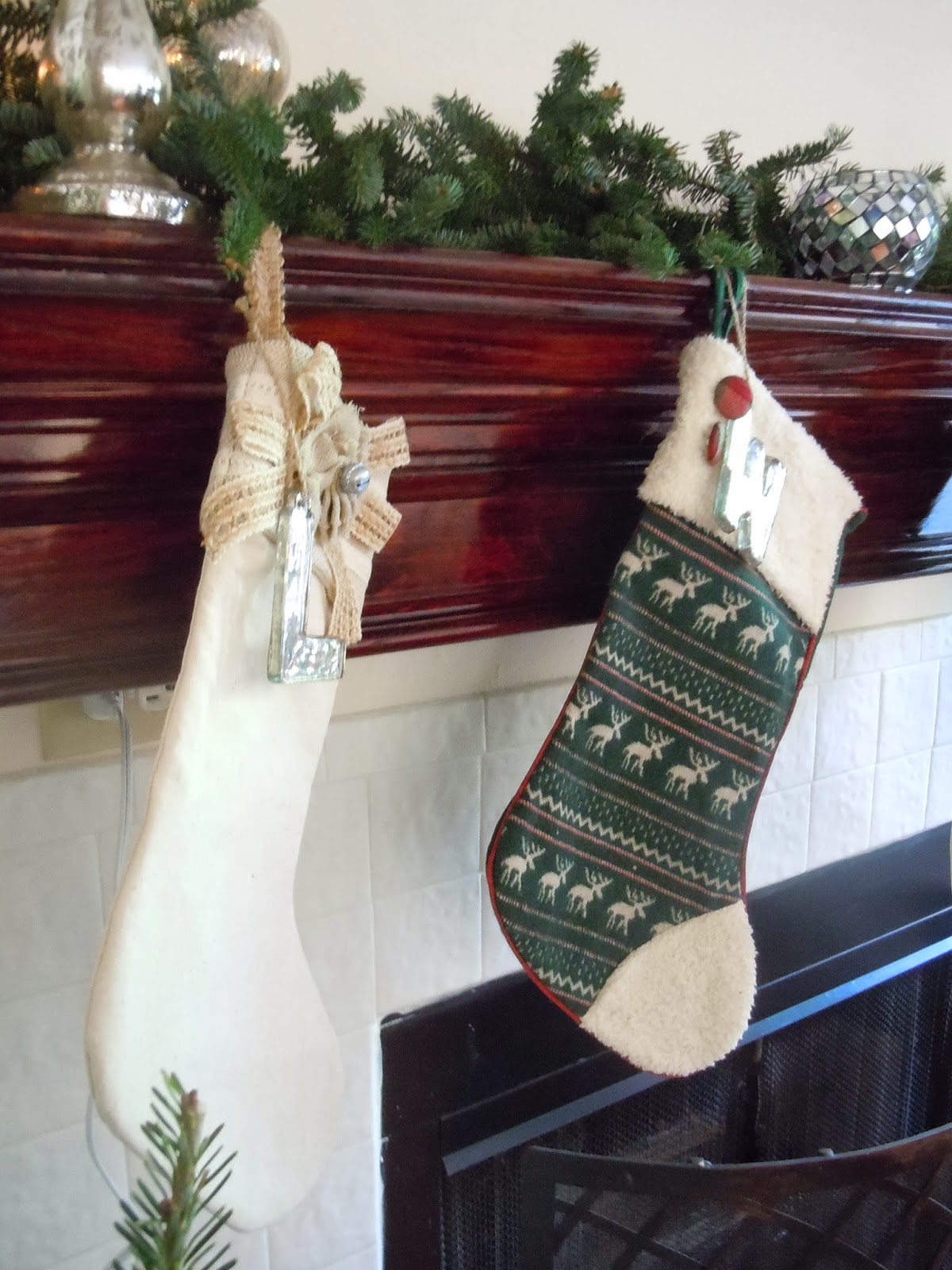 Cheap stocking holder solution, just in time for Xmas! The Unwavering Part of Me