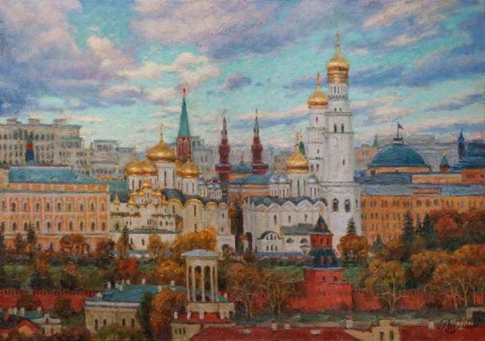 Пейзажи Москвы. Игорь Разживин