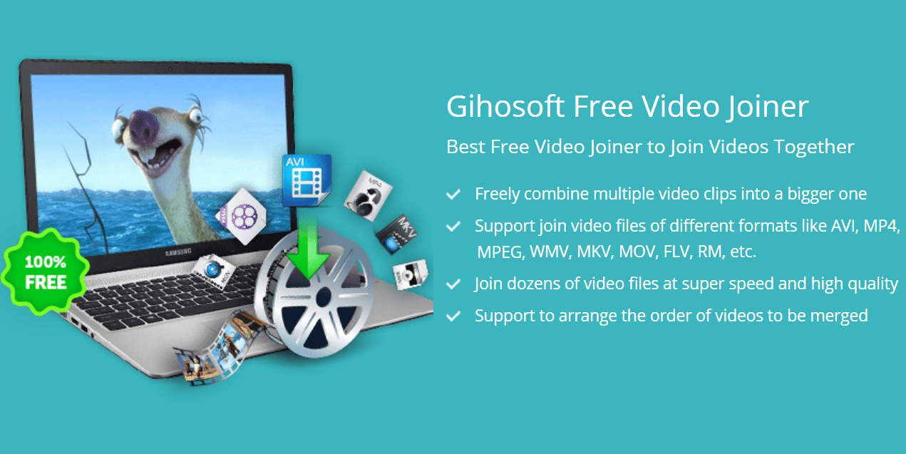 Gihosoft Free Video Joiner 簡單三步驟完成影片合併