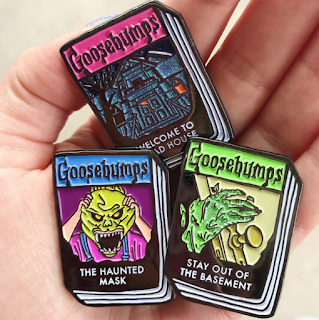 cakeworthy x goosebumps pins