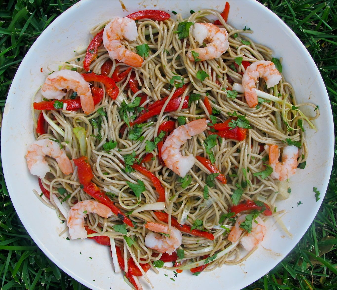 Vicky's Online Cookbook Thai Shrimp & Soba Pasta Salad