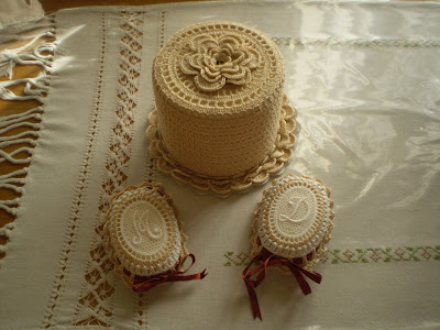 CREACIONES DE MARIBEL: ACCESORIOS PARA EL BAÑO