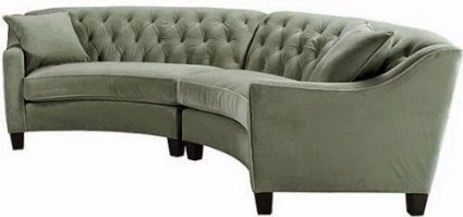 Curved Sofa Couch Furniture Sectional Sofas For