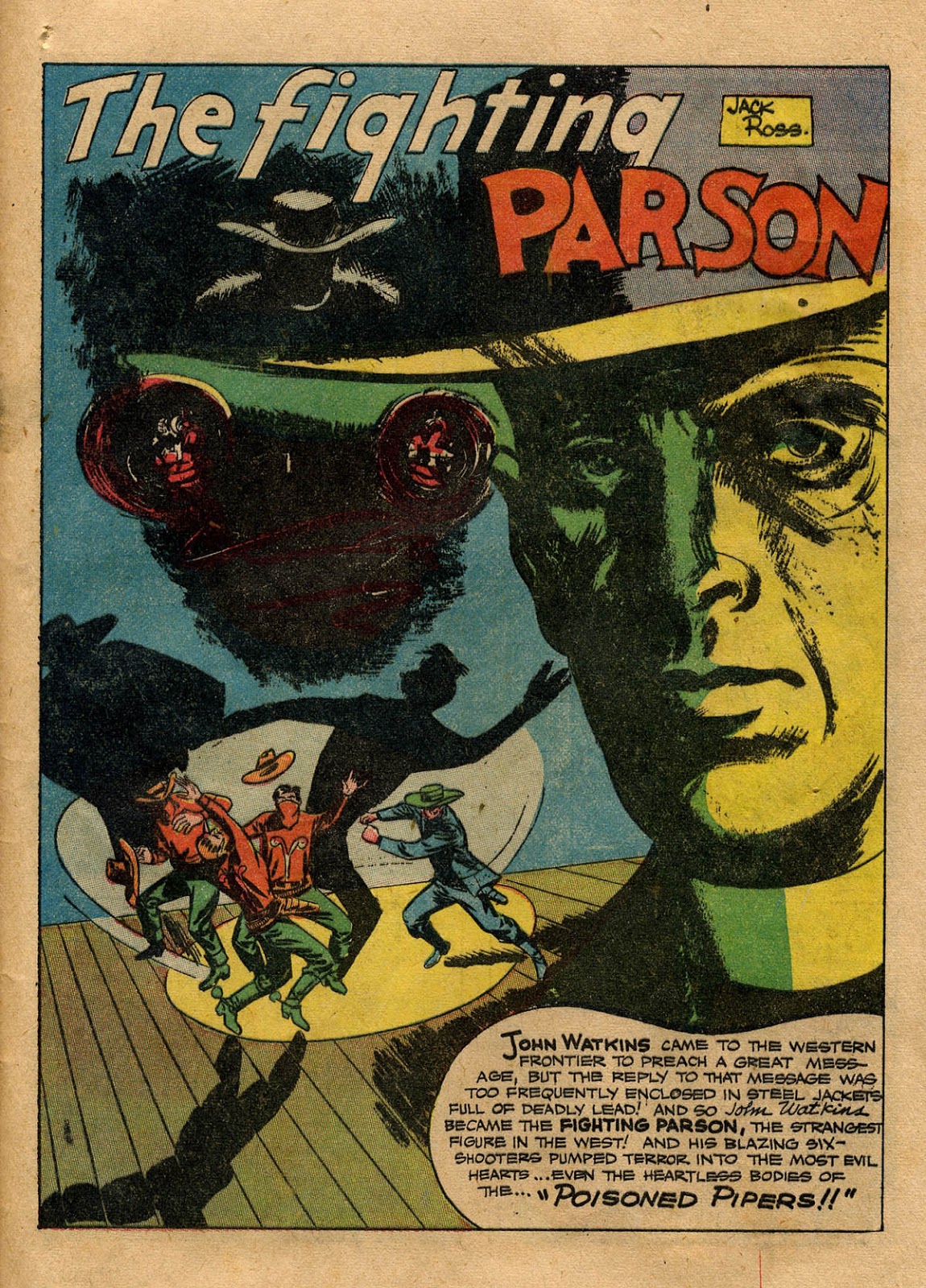 Four-Color Shadows: The Fighting Parson-Jon Small-1946