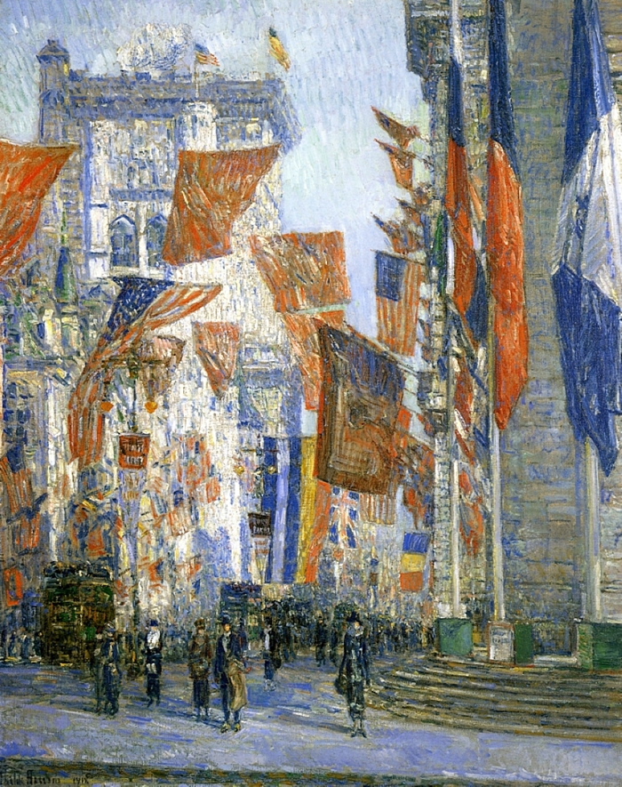 Childe Hassam Flag Series La Serie Delle Bandiere Tutt Art