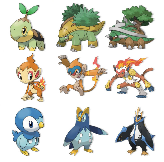Pokémons do tipo Planta