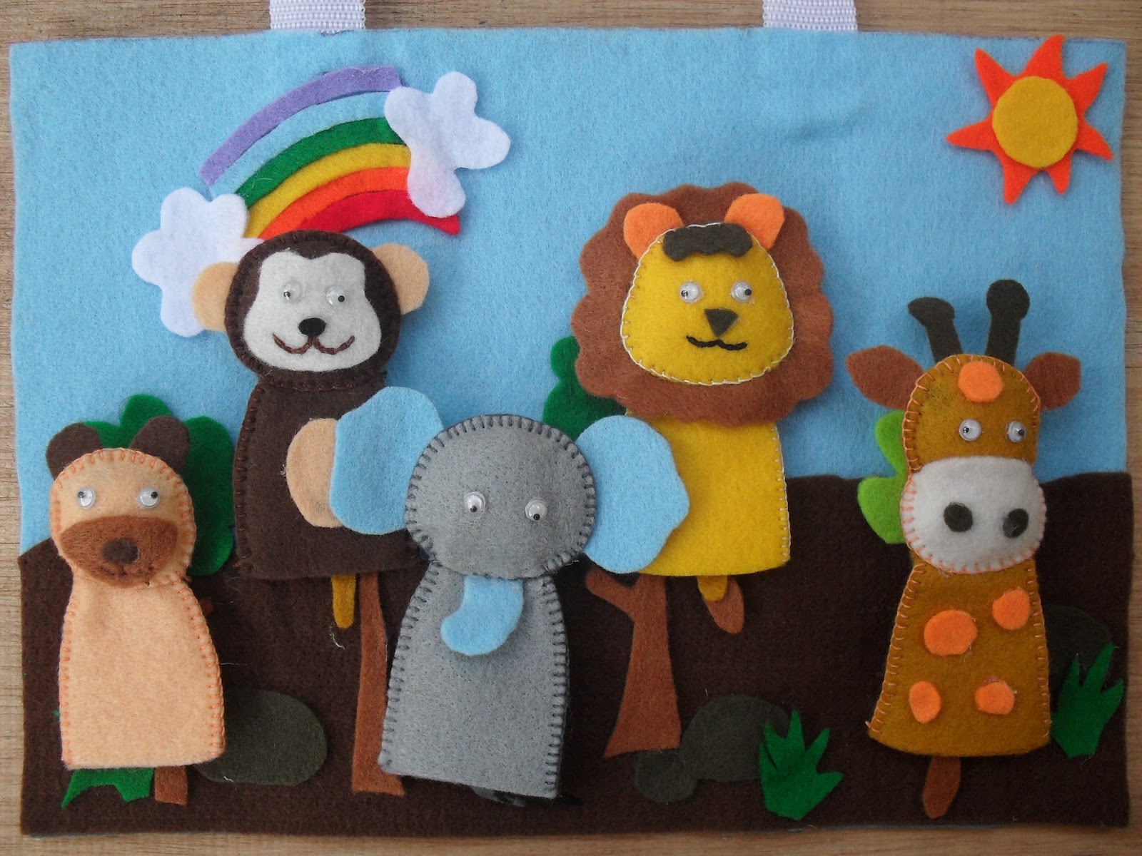 Kreasi Flanel Lubna Boneka Jari