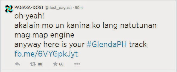 PAGASA Twitter admin learns to use a maps engine