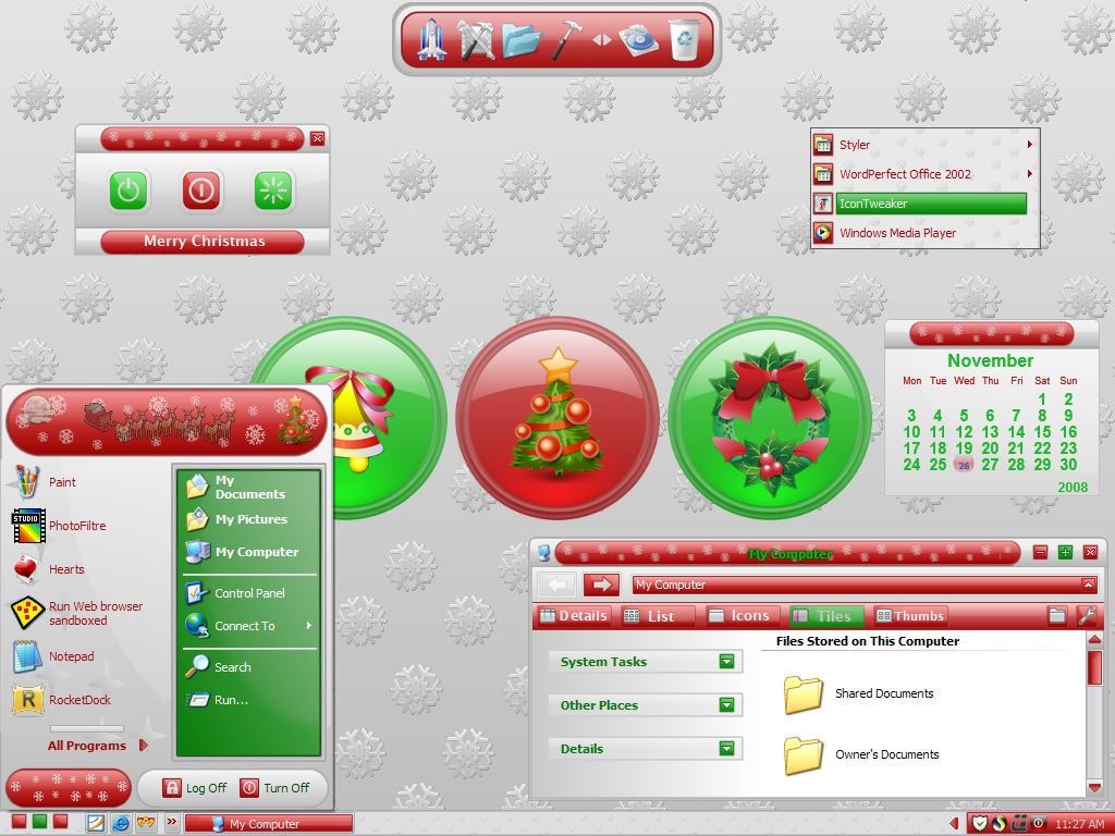 Christmas Theme For Win Xp