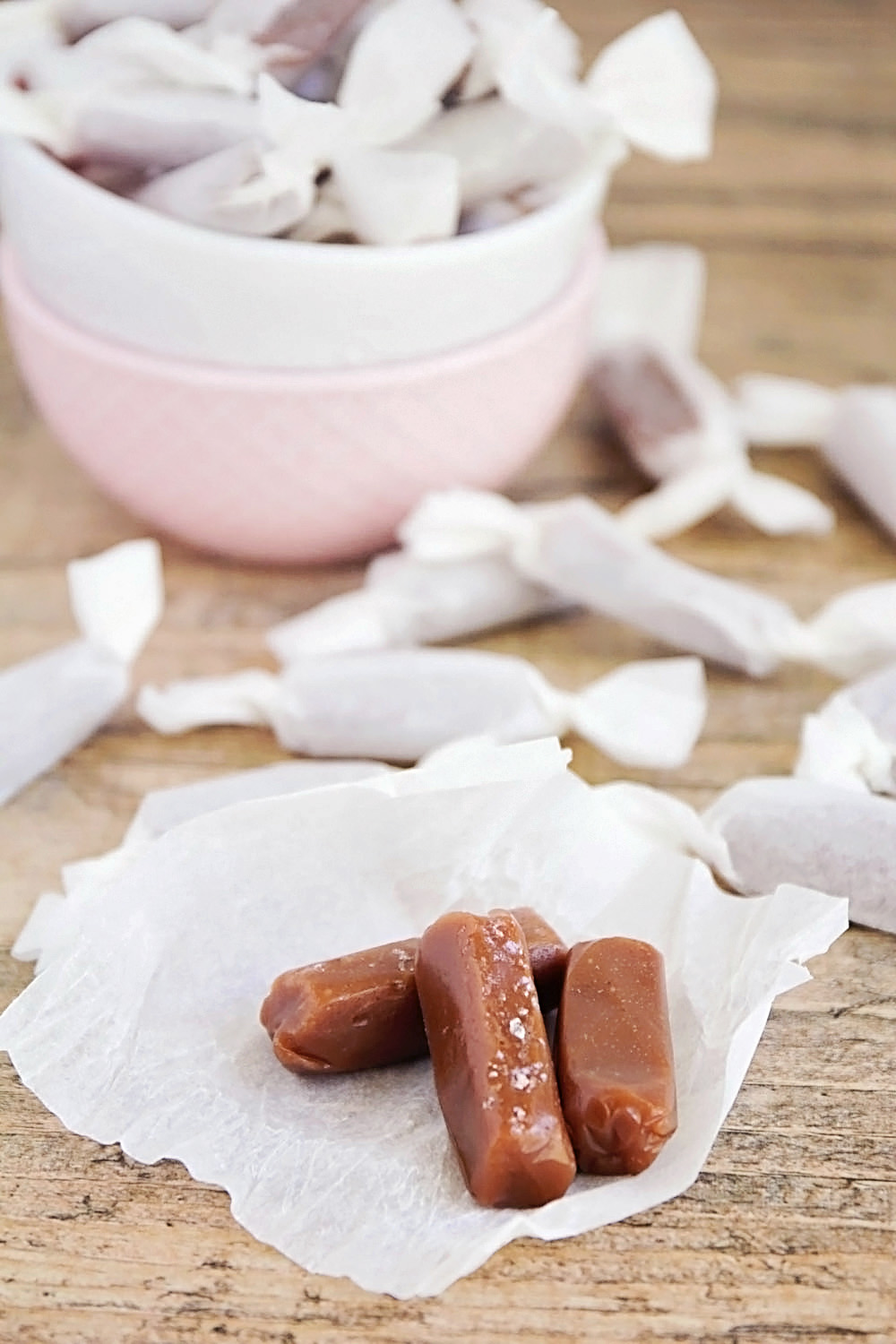 These chocolate vanilla bean caramels are indulgent and delicious, and so easy to make! 