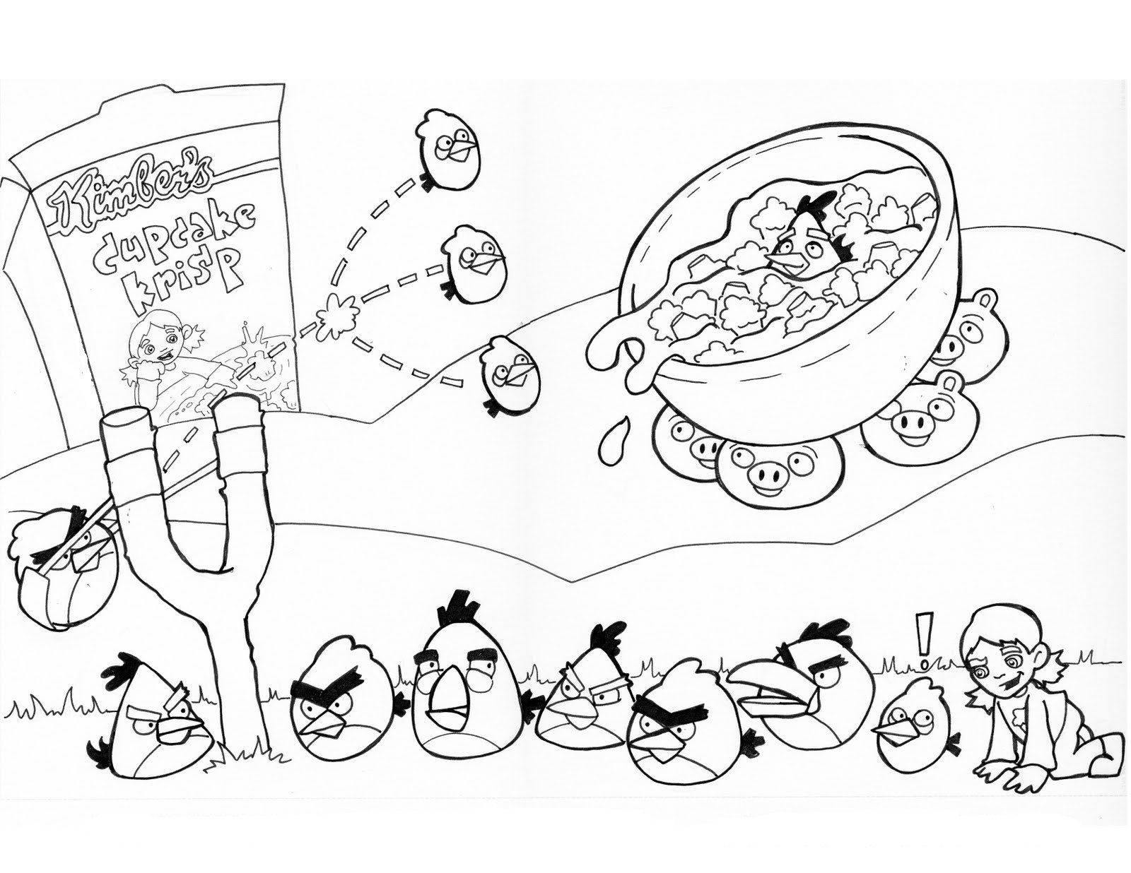 Dibujos De Angry Birds Y Rio Para Colorear Dibujos Para Colorear Infantil
