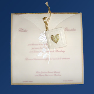 Invitación para boda en albanene