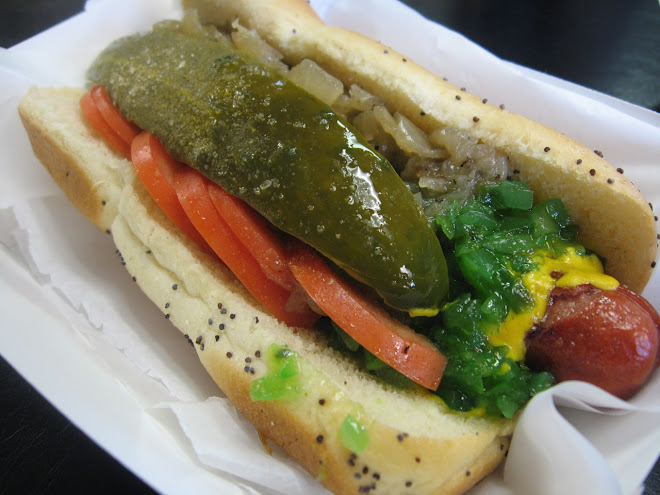 Hot-dog façon Chicago