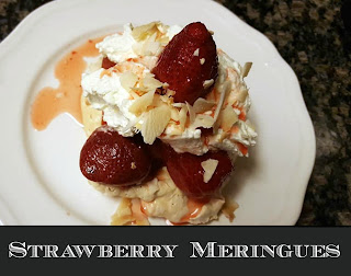  Strawberry Meringues