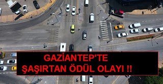 gaziantepte sola dönüş yasağı ödülü