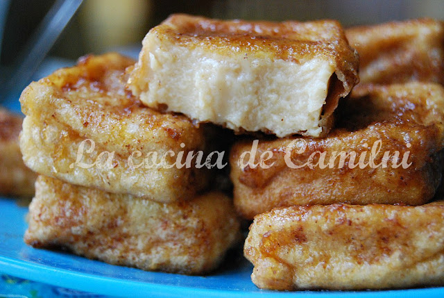 Leche frita de turrón (La cocina de Camilni) Leche frita de turrón (La cocina de Camilni)