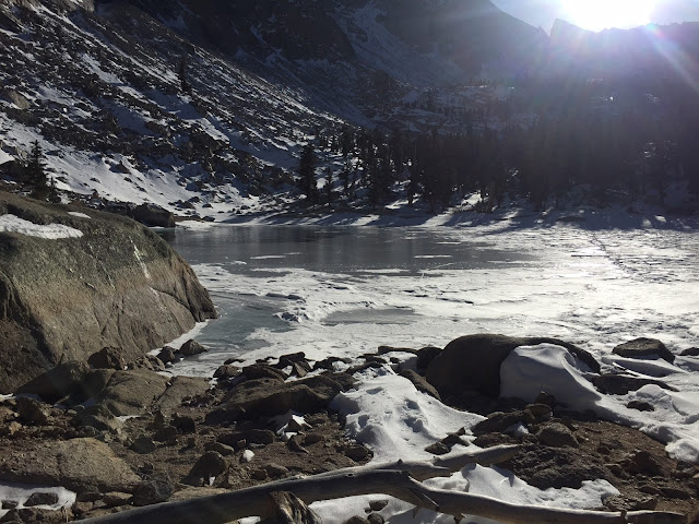 Frozen-Lone-Pine-Lake-Mount-Whitney-Trail-California