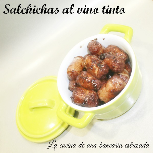 Receta de salchichas al vino tinto