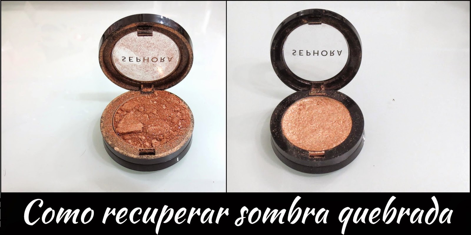 Papo de Mulher Sua sombra quebrou? Seu blush despedaçou? Saiba como