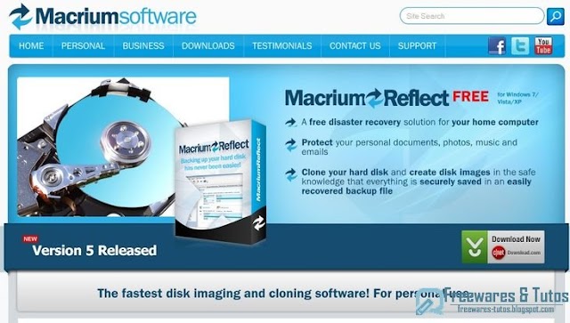 Macrium Reflect Free 5 : un logiciel gratuit pour sauvegarder et restaurer votre système