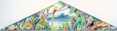 concept color sketch of mosaic