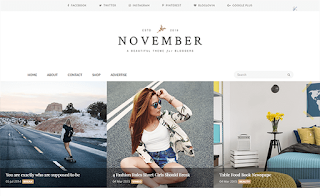 november-minimal-blogger-template 2017