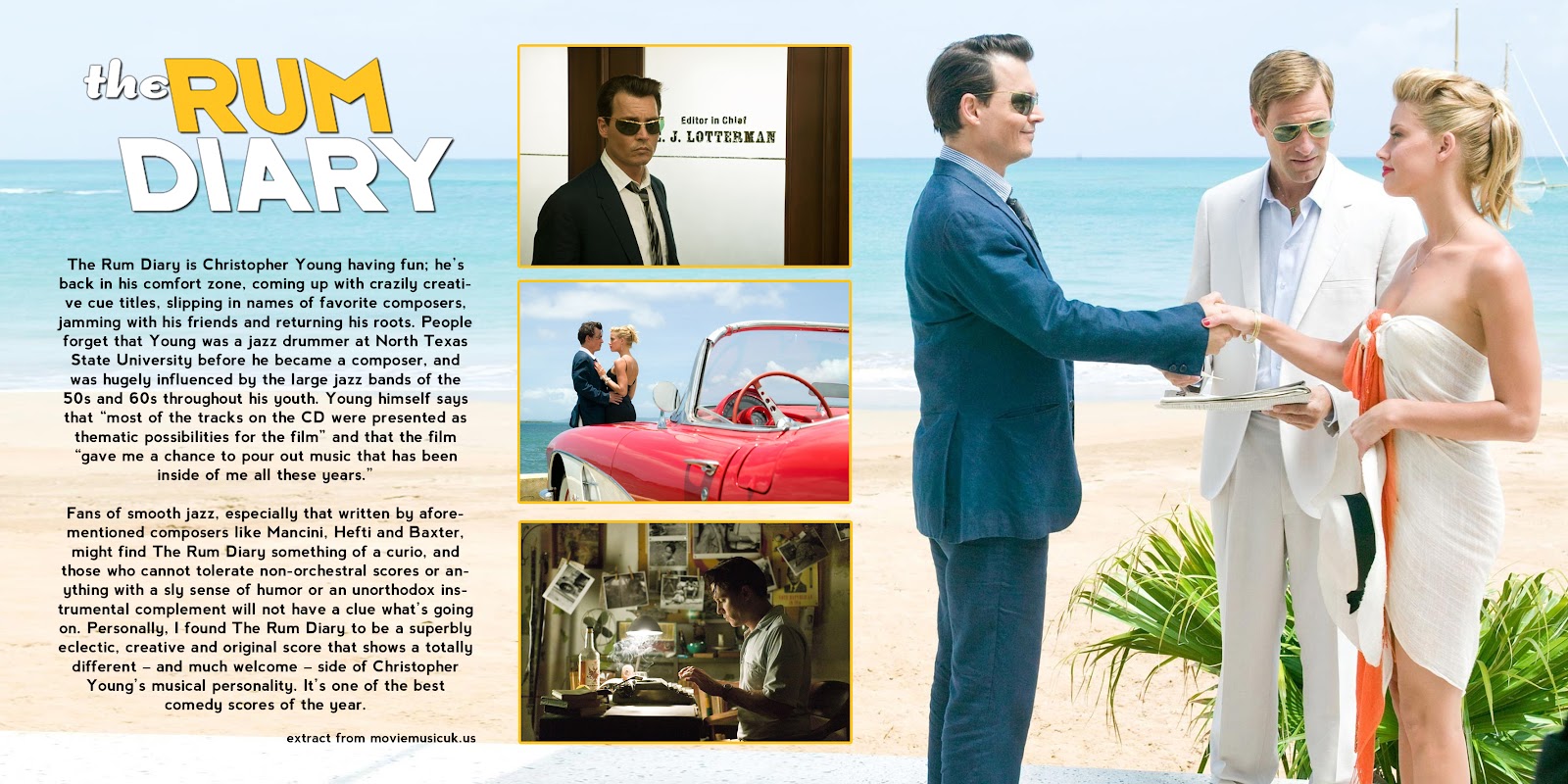 Soundtrack List Covers The Rum Diary Complete (Christopher Young)