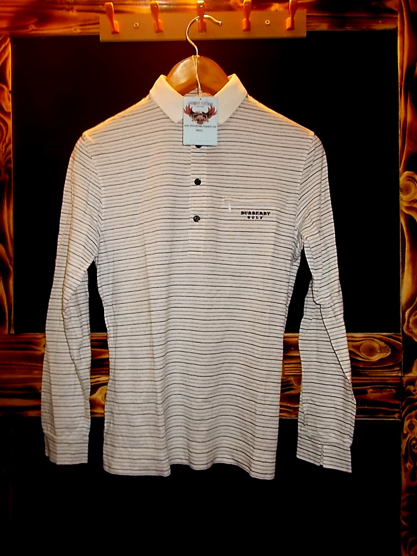 burberry mens golf shirt