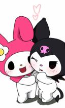 The Dark Side of Beauty: Sanrio FOTD: My Melody and Kuromi