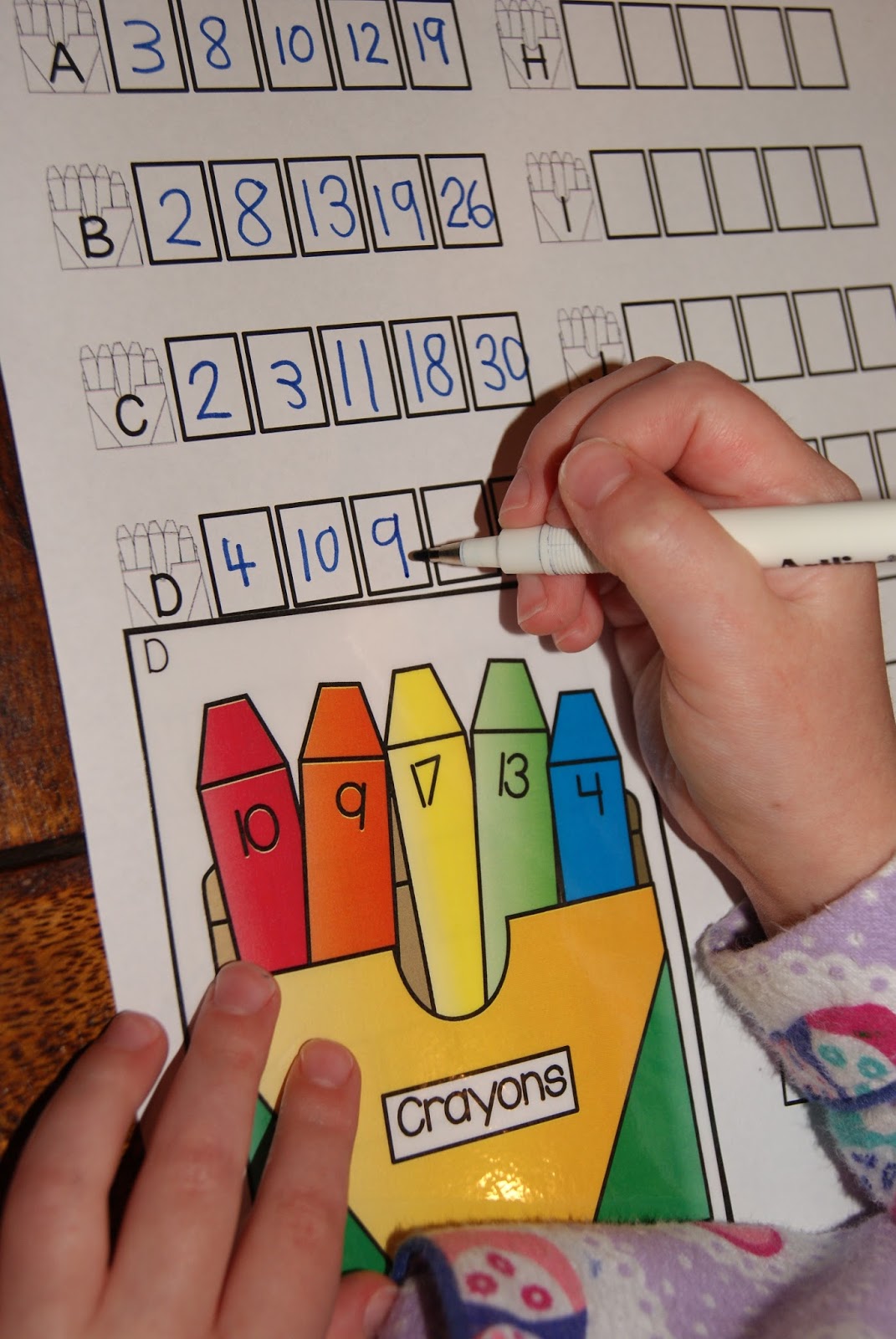 Pencils and Crayons Go Back to School! From the Pond