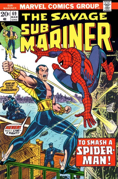 Savage Sub-Mariner #69, Spider-Man