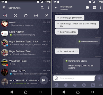 BBM Mod Dark Navy v3.3.1.21 Apk (Clone/Unclone) - akozonet BBM Mod Dark Navy v3.3.1.21 Apk (Clone/Unclone) - akozonet