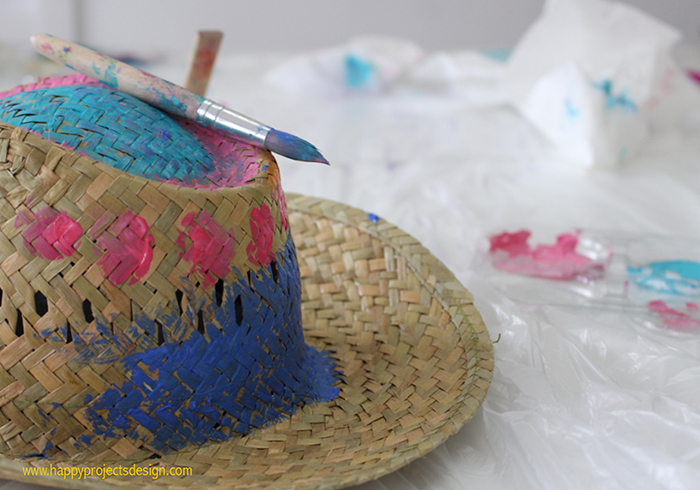 pintar Sombrero de paja 