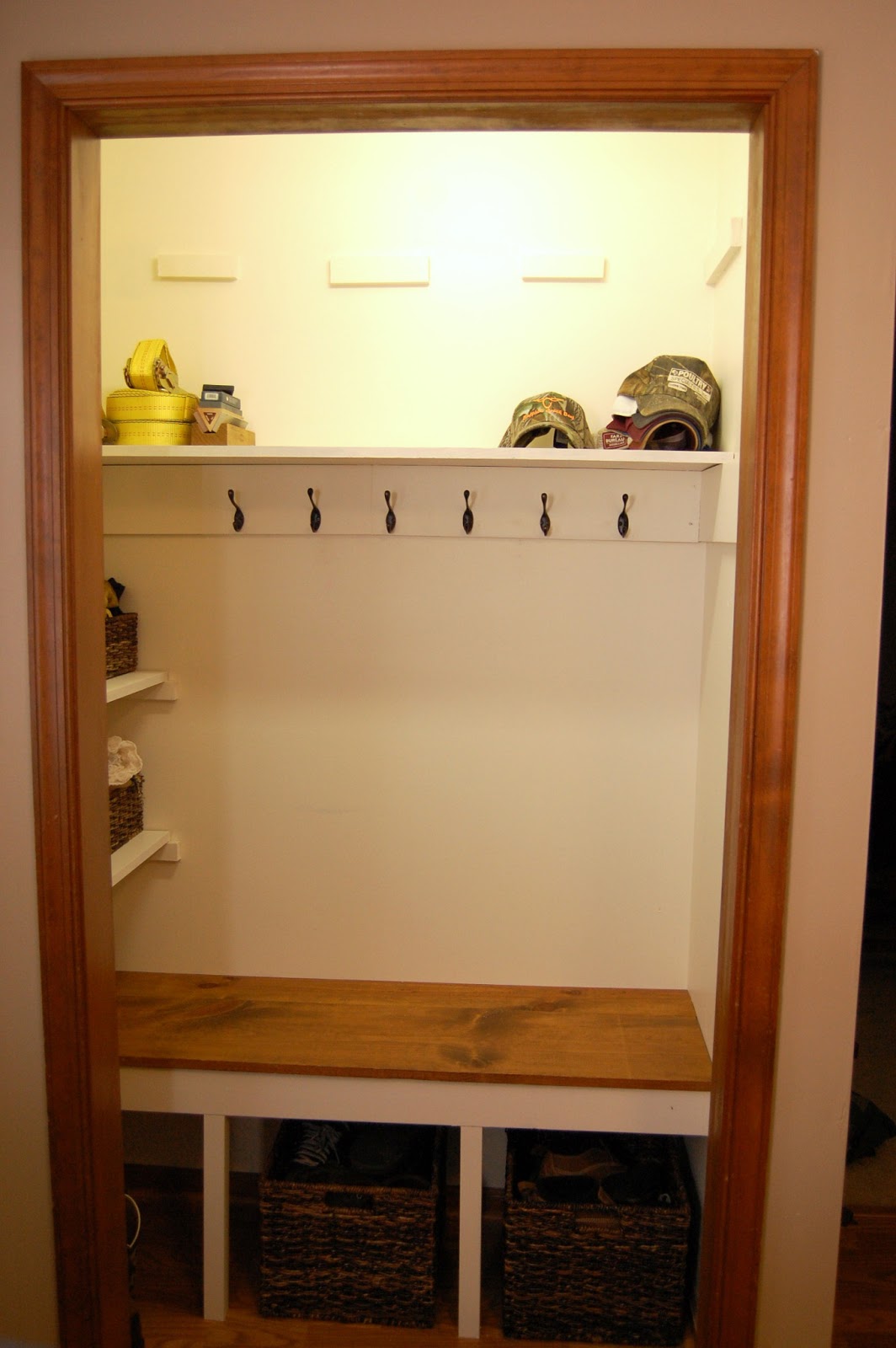 Farm Gal Designs Mudroom Closet