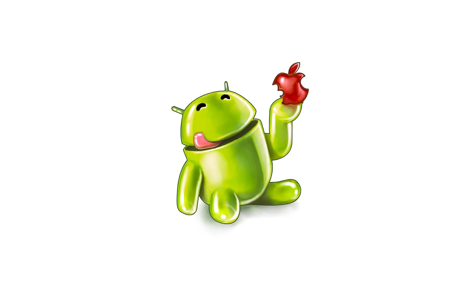 Free-Art-Tech: Android vs Apple wallpaper