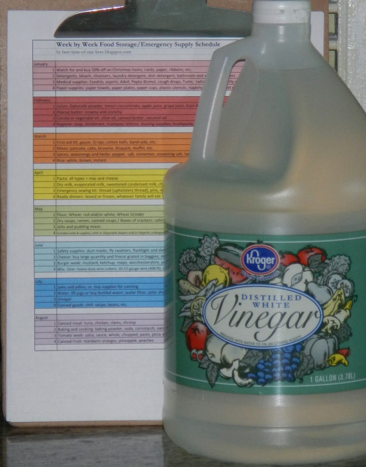 Time of Our Lives July Week 3 Vinegar