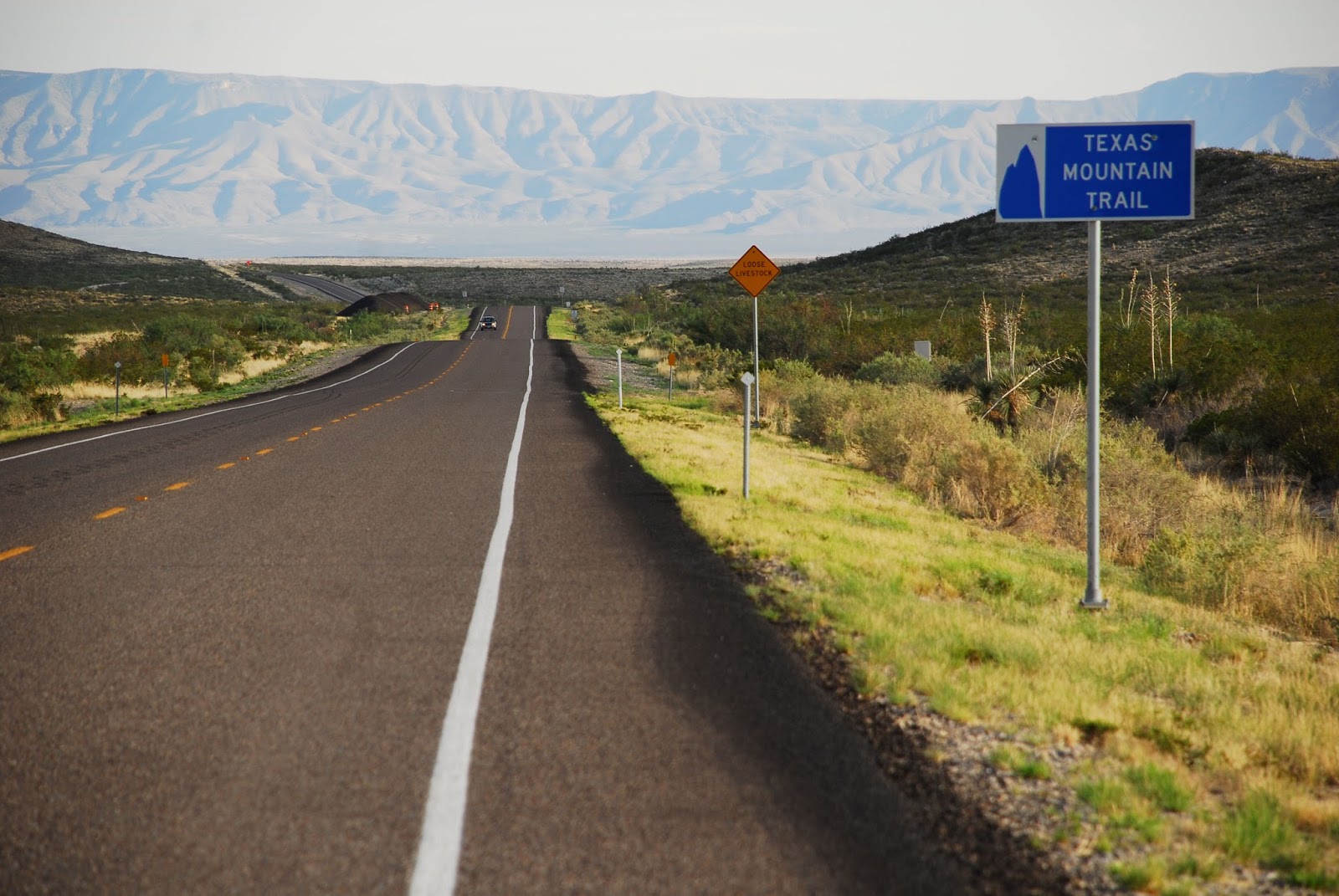 Texas Mountain Trail Daily Photo View from Hwy 54