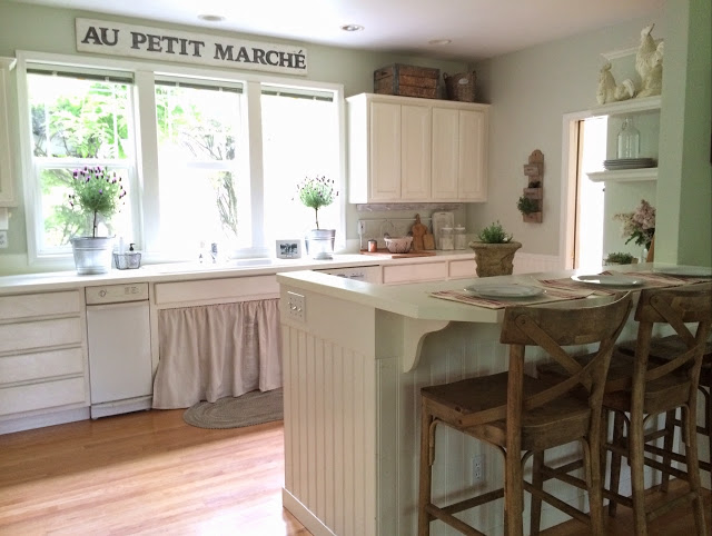 Little Farmstead Farmhouse Kitchen Makeover- Treasure Hunt Thursday- From My Front Porch To Yours